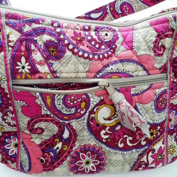 Vera Bradley Paisley Pink Quilted Bag - Picture 2 of 7